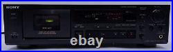 Vintage 1992 Sony TC-K690 3-Head Dual Capstan Cassette Deck (Black) Serviced