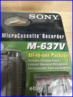 Vintage 2001 SONY PRESSMAN Micro Cassette Recorder Model M-637V NEW Package Rare