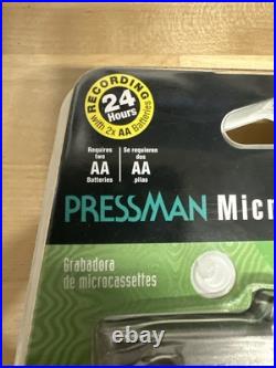 Vintage 2001 SONY PRESSMAN Micro Cassette Recorder Model M-637V NEW Package Rare