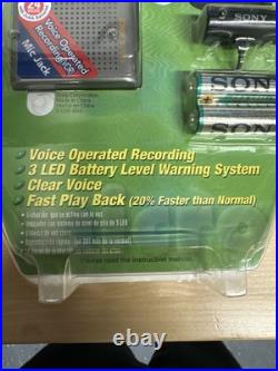 Vintage 2001 SONY PRESSMAN Micro Cassette Recorder Model M-637V NEW Package Rare