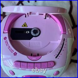 Vintage 2007 Hello Kitty Stereo CD Boombox with Cassette Recorder & AM/FM Radio Vintage 2007 Hello Kitty Stereo CD Boombox with Cassette Recorder & AM/FM Radio