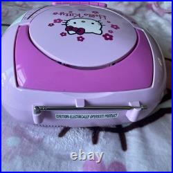 Vintage 2007 Hello Kitty Stereo CD Boombox with Cassette Recorder & AM/FM Radio Vintage 2007 Hello Kitty Stereo CD Boombox with Cassette Recorder & AM/FM Radio