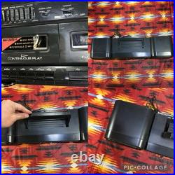 Vintage 22 Boombox Radio Dual Cassette Player Recorder SHARP WF-A500 Tested Vintage 22 Boombox Radio Dual Cassette Player Recorder SHARP WF-A500 Tested