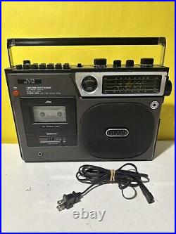 Vintage 70's JVC 9501W Radio Cassette Recorder Mono Boombox Made In Japan