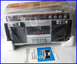 Vintage 70's Rising Src 3700 Portable Cassette Tape Recorder Radio Am/fm New Nos