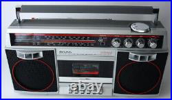 Vintage 70's Rising Src 3700 Portable Cassette Tape Recorder Radio Am/fm New Nos