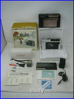 Vintage 70s panasonic RQ-212S complete Cassette Tape Player Recorder Working vtg