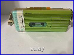 Vintage 80s Sharp QT-5(GR) Radio Cassette Recorder Works (read Below)
