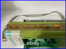 Vintage 80s Sharp QT-5(GR) Radio Cassette Recorder Works (read Below)