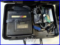 Vintage 80s Sony Video 8 Audio Cassette Recorder Video 8 Audio Equipment Vintage 80s Sony Video 8 Audio Cassette Recorder Video 8 Audio Equipment
