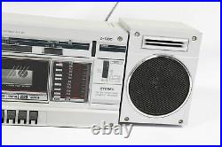 Vintage 80s Unisef Z-1000 FM/AM 2Band Radio Cassette Recorder Stereo Boombox