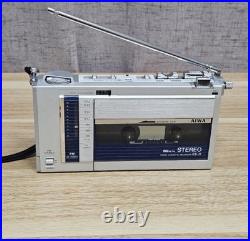 Vintage AIWA CS-J1 Stereo Radio Cassette Recorder Walkman Tested & Working