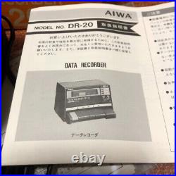 Vintage AIWA Computer Program Data Recorder Cassette Tape Player AUDIO&VIDEO