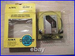 Vintage AIWA HS-F07 Auto-Reverse Stereo Cassette Recorder McFly Walkman