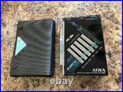 Vintage AIWA HS-J600 Walkman Cassette Tape Recorder Stereo Radio WORKS