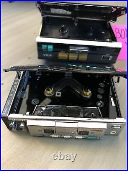 Vintage AIWA HS-J600 Walkman Stereo Radio Cassette Recorder. BONUS AIWA HS-G35