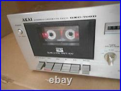 Vintage AKAI GXC-709D Stereo Cassette Tape Player Recorder