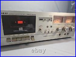 Vintage AKAI GXC-730D AUTO REVERSE RECORDING STEREO CASSETTE DECK Tape / Tested