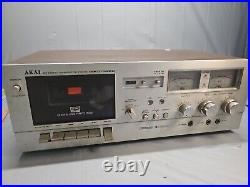 Vintage AKAI GXC-730D AUTO REVERSE RECORDING STEREO CASSETTE DECK Tape / Tested