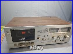 Vintage AKAI GXC-730D AUTO REVERSE RECORDING STEREO CASSETTE DECK Tape / Tested