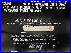 Vintage AKAI GXC-730D AUTO REVERSE RECORDING STEREO CASSETTE DECK Tape / Tested