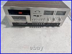 Vintage AKAI GXC-730D AUTO REVERSE RECORDING STEREO CASSETTE DECK Tape / Tested