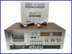 Vintage AKAI GXC-730D Auto Reverse Recording Stereo Cassette Deck MINT TESTED