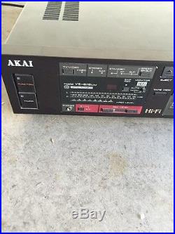 Vintage AKAI VS-616um Portable Cassette Video Recorder Vhs Player Vcr Rare