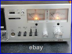 Vintage Aiwa AD-6500 Solid State Cassette Tape Deck Recorder Analogue Indicator