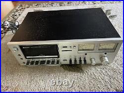 Vintage Aiwa AD-6500 Solid State Cassette Tape Deck Recorder As Is