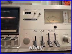 Vintage Aiwa AD-6500 Solid State Cassette Tape Deck Recorder For Parts