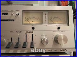 Vintage Aiwa AD-6500 Solid State Cassette Tape Deck Recorder For Parts