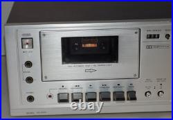Vintage- Aiwa Ad-6300 Solid State Stereo Cassette Deck Recorder Dolby Japan