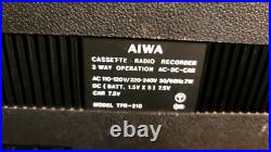 Vintage Aiwa Cassette Radio Recorder (tpr-210) Very Rare & Hard To Find (japan) Vintage Aiwa Cassette Radio Recorder (tpr-210) Very Rare & Hard To Find (japan)