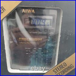 Vintage Aiwa HS-J470 AM/FM Cassette Stereo Recording. 1990'S. For Parts Only