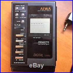 Vintage Aiwa HS-JX10/101 Sterio Radio Cassette Recorder. Lots of Accessories