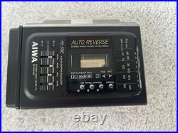 Vintage Aiwa Hs-j07 Am / Fm Stereo Cassette Recorder With Case- Very Desirable