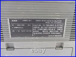 Vintage Aiwa Stereo 926 ah Boombox Cassette Recorder/Player