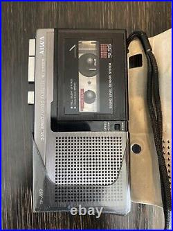 Vintage Aiwa TP-M9 micro cassette voice recorder DISCONTINUED COLLECTIBLE