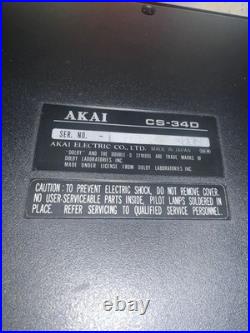 Vintage Akai CS-34D Cassette Deck WORKS