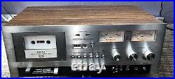 Vintage Akai GXC-730D Auto Reverse Recording Stereo Cassette Deck 733974