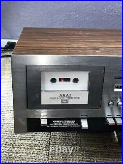 Vintage Akai GXC-730D Auto Reverse Recording Stereo Cassette Deck 733974