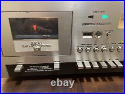 Vintage Akai GXC-730D Auto Reverse Recording Stereo Cassette Deck 733974