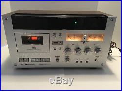 Vintage Akai Gxc-570d Stereo Cassette Deck Player Recorder + Ins. Tested Rare