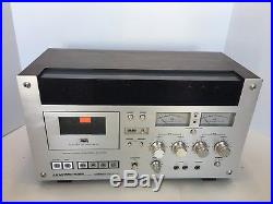 Vintage Akai Gxc-570d Stereo Cassette Deck Player Recorder + Ins. Tested Rare