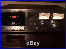 Vintage Akai Stereo Cassette Player Recorder Model Gxc-706d Made In Japan