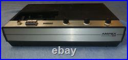 Vintage Ampex Micro 20 Audio Cassette Recorder / Player Complete with Case WORKS