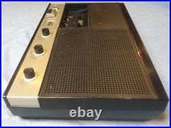 Vintage Ampex Micro 20 Audio Cassette Recorder / Player Complete with Case WORKS