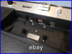 Vintage Ampex Micro 20 Audio Cassette Recorder / Player Complete with Case WORKS