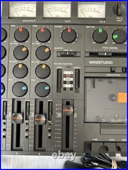 Vintage Analog Tascam Porta One Mini Studio 4 Track Cassette Recorder-For Parts